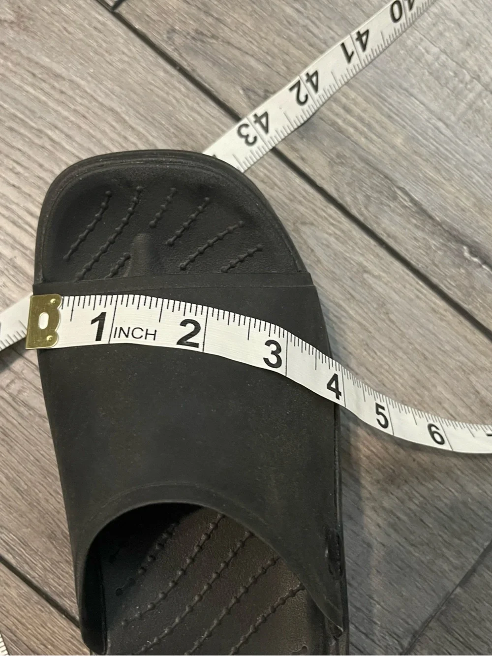 Crocs Women’s Black Slide platform Sandals size 5